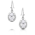 Montana Silversmiths Lucky Trot Crystal Earrings (QER5973)