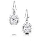 Montana Silversmiths Lucky Trot Crystal Earrings (QER5973)