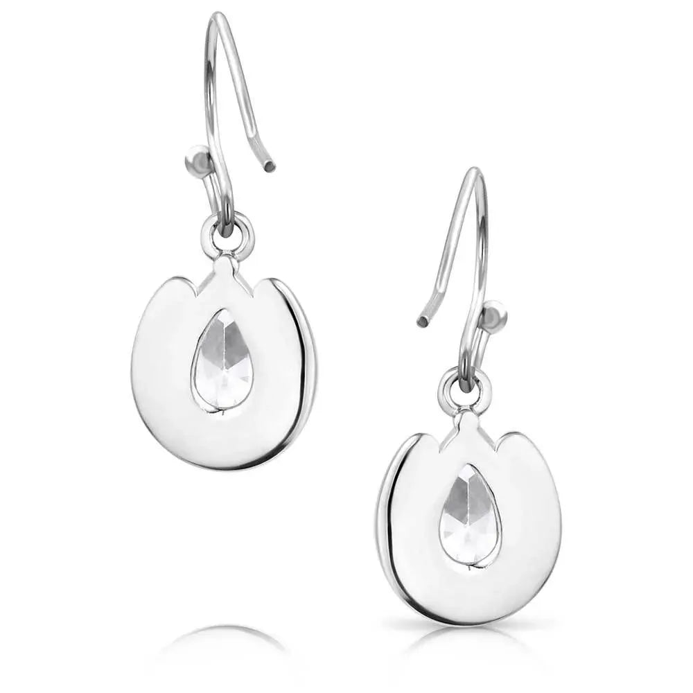 Montana Silversmiths Lucky Trot Crystal Earrings (QER5973)