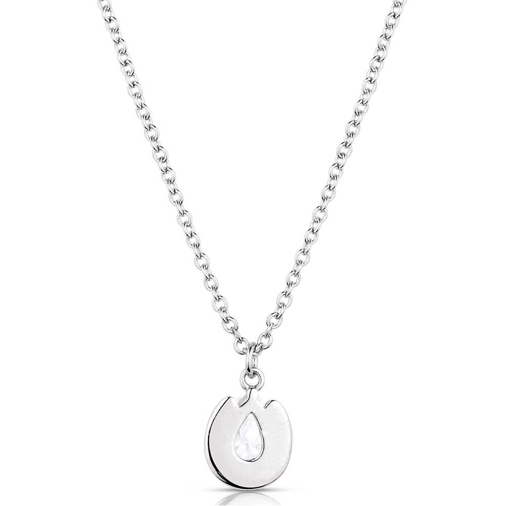 Montana Silversmiths Lucky Trot Crystal Necklace (QNC5973)