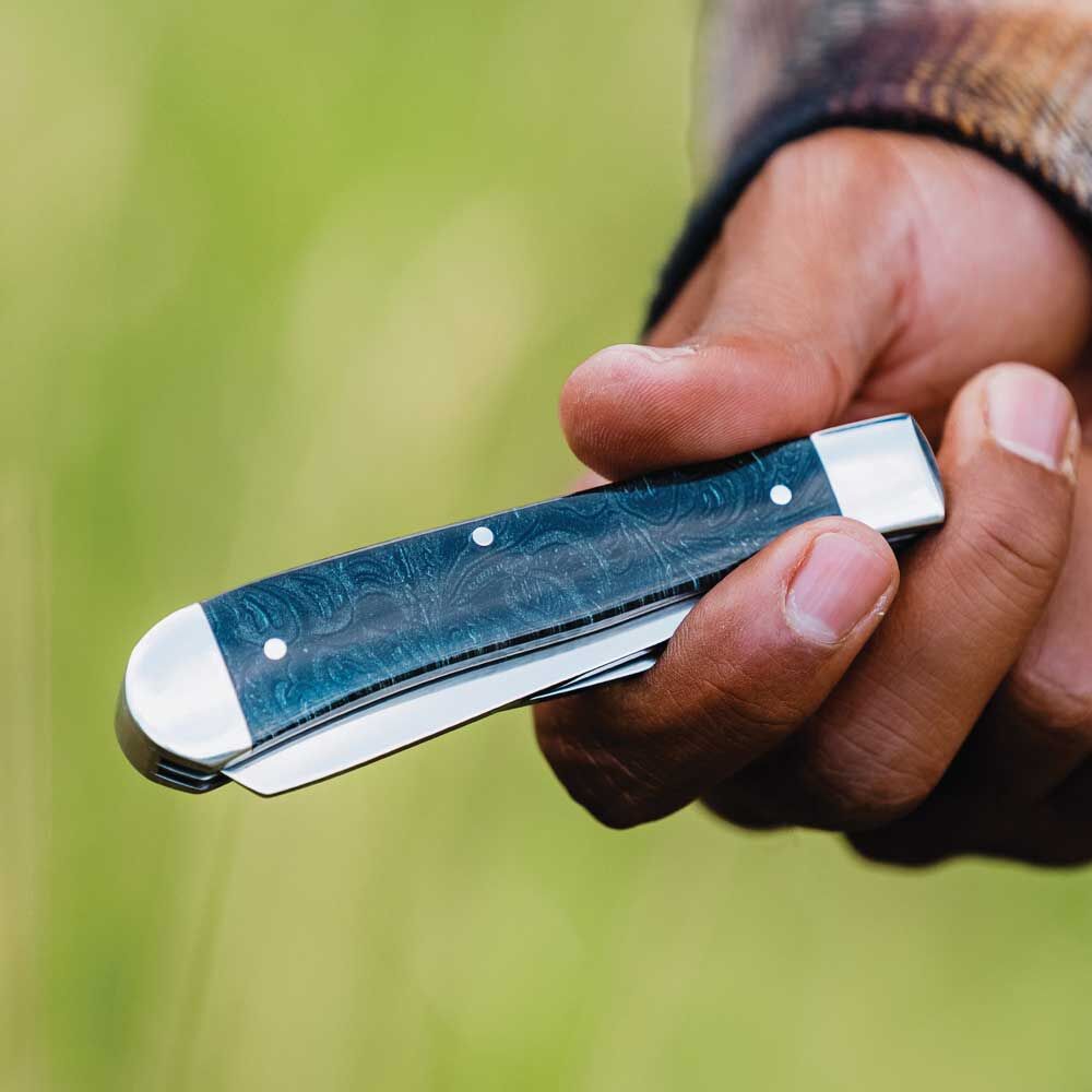 Montana Silversmiths Western Plains Trapper Knife (KN6151)