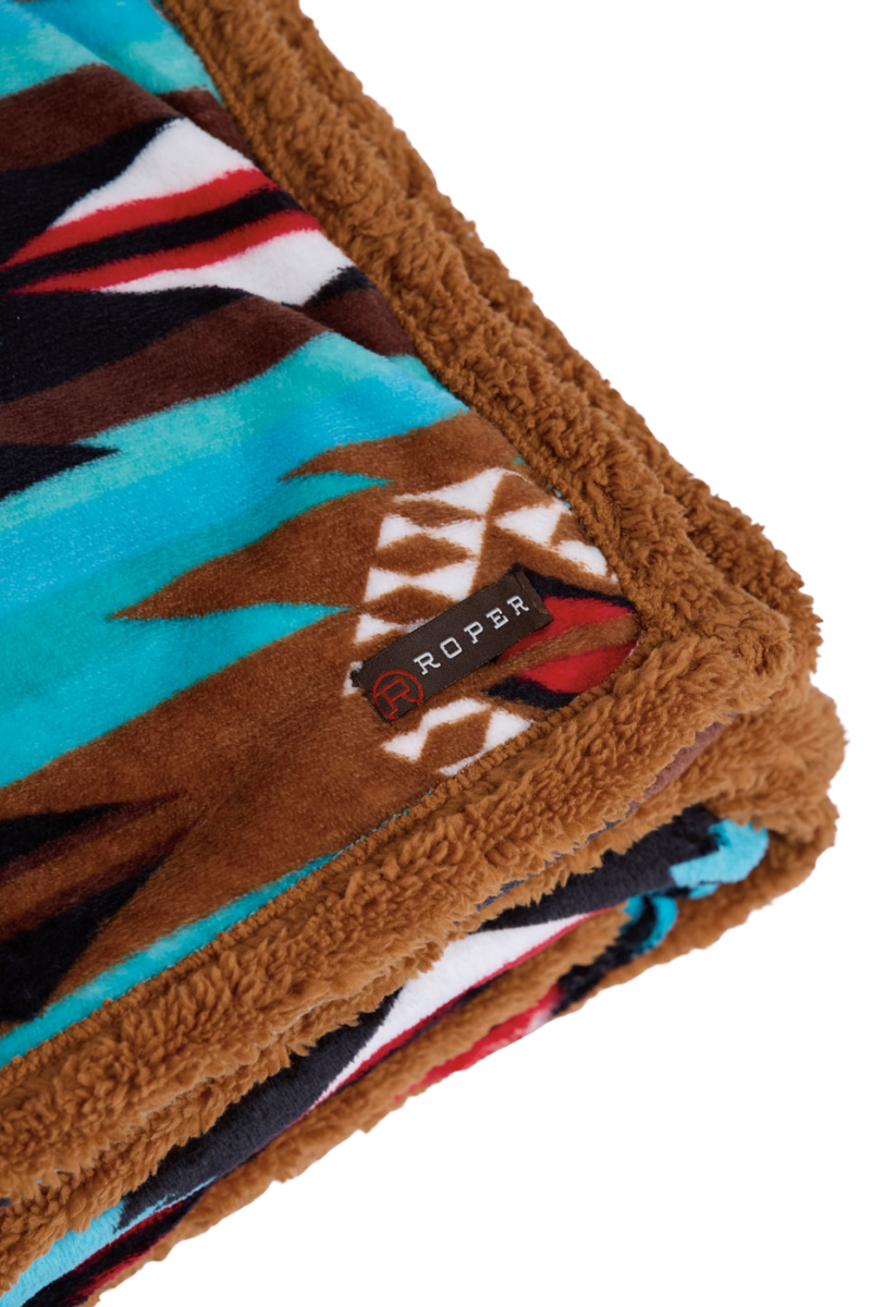 Roper Throw Blanket (6355500) Aztec Green