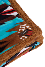 Roper Throw Blanket (6355500) Aztec Green