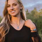 Montana Silversmiths Montana Skies Turquoise Cuff Bracelet (BC6102)