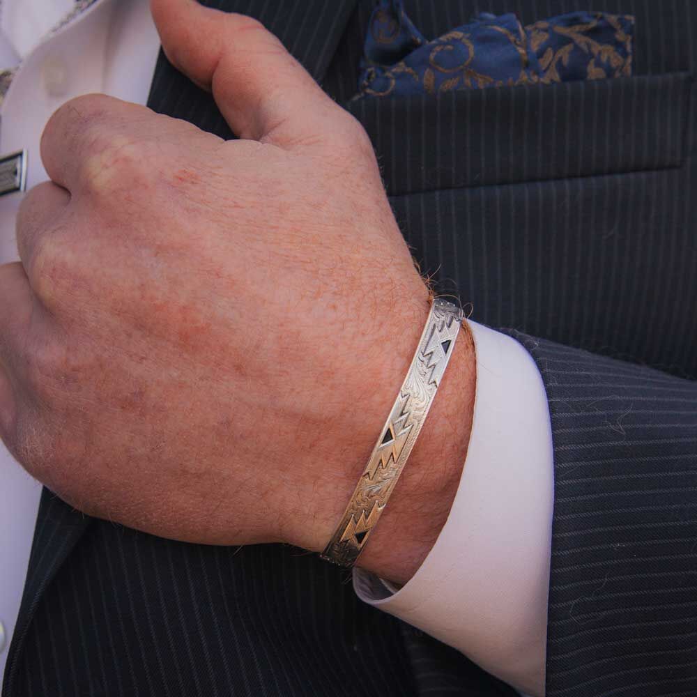 Montana Silversmiths Southwest Horizons Cuff Bracelet (BC6170)