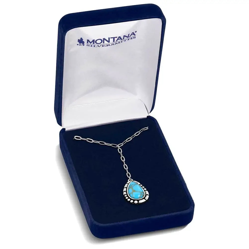 Montana Silversmiths Prickly Pear Turquoise Necklace (NC6126)