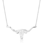 Montana Silversmiths Out West Longhorn Necklace (NC6139)