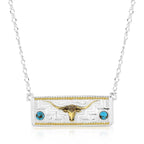 Montana Silversmiths Longhorn Trails Necklace (NC6145)