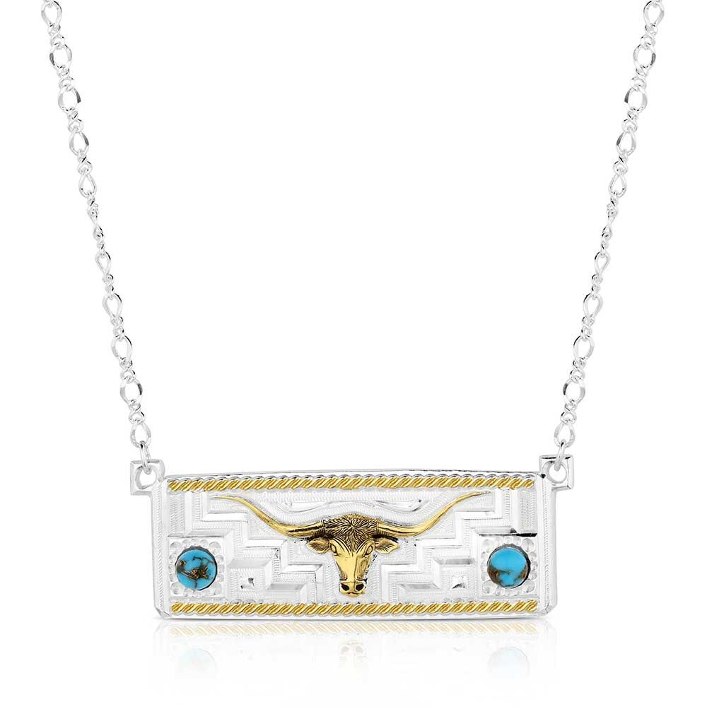 Montana Silversmiths Longhorn Trails Necklace (NC6145)