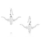 Montana Silversmiths Out West Longhorn Earrings (ER6139)
