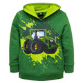 John Deere Toddlers Splash Tractor Fleece Pullover Hoodie (J4J365GT) Green 