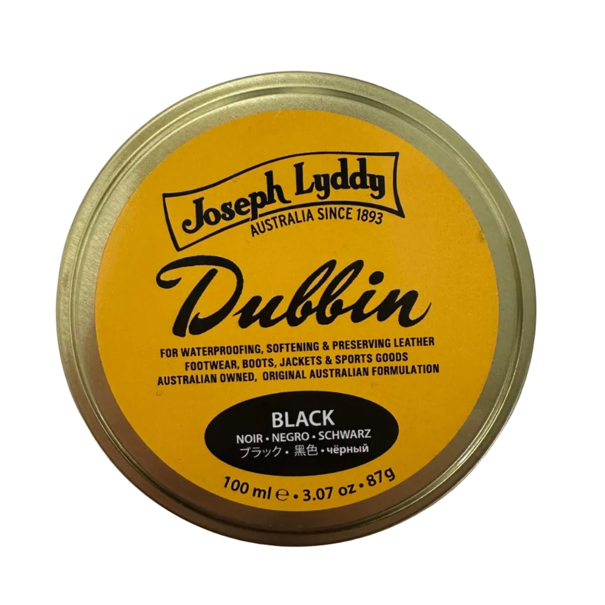 Joseph Lyddy Dubbin Black