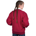Just Country Childrens Diamantina Sherpa Jacket (BWOJ2601) Very Berry Back