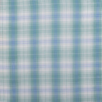 Just Country Infants Frankie Full Button S/S Full Button Jumpsuit (IWSS2605) Riviera Blue Green/Sea Green Plaid