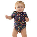 Just Country Infants Frankie S/S Full Button L/S Print Shirt (IWSS2658) Navy Western Boots