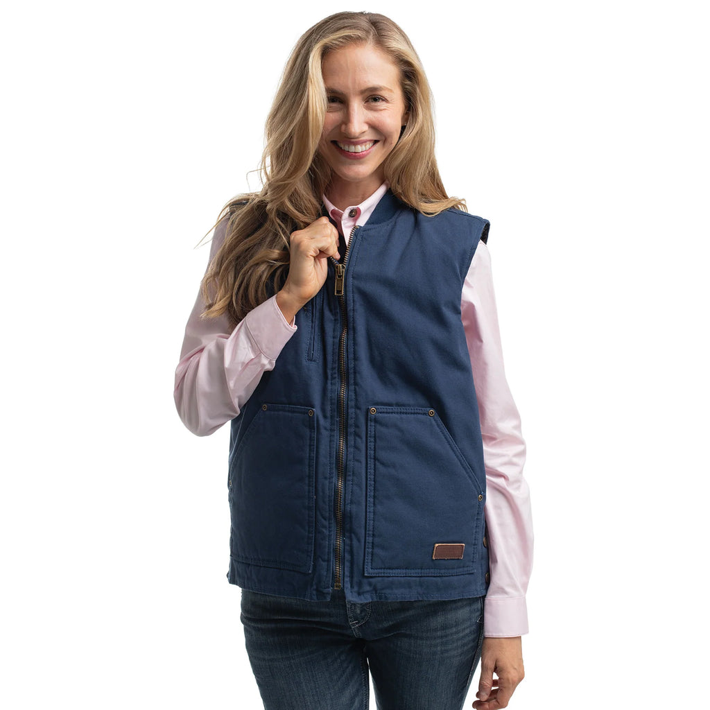 Just Country Mens Diamantina Vest (MWOV2301) Navy