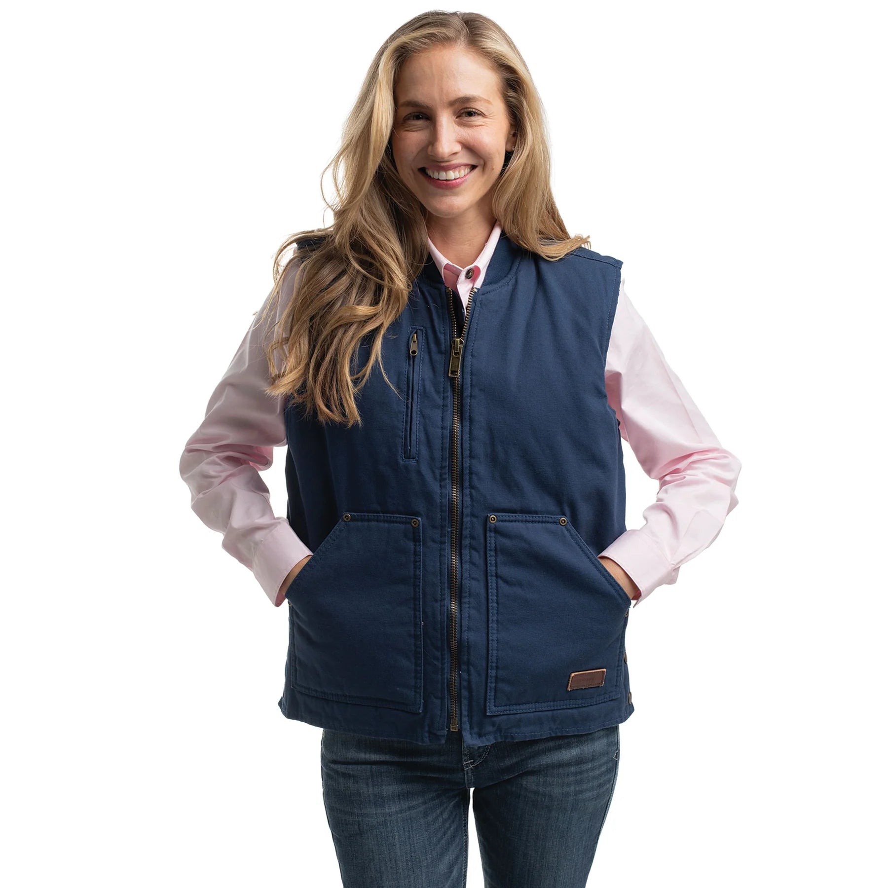 Just Country Mens Diamantina Vest (MWOV2301) Navy