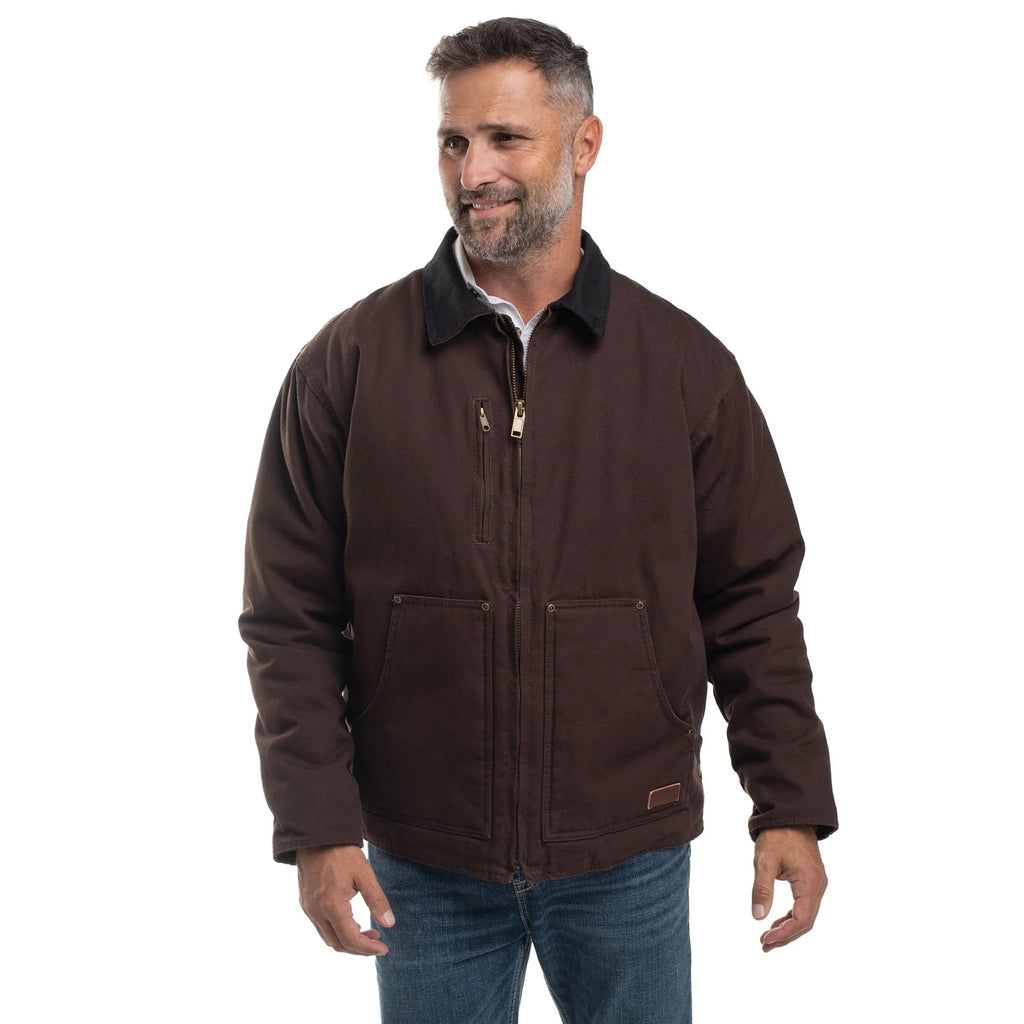 Just Country Unisex Diamantina Jacket (MWOJ1917) Chocolate