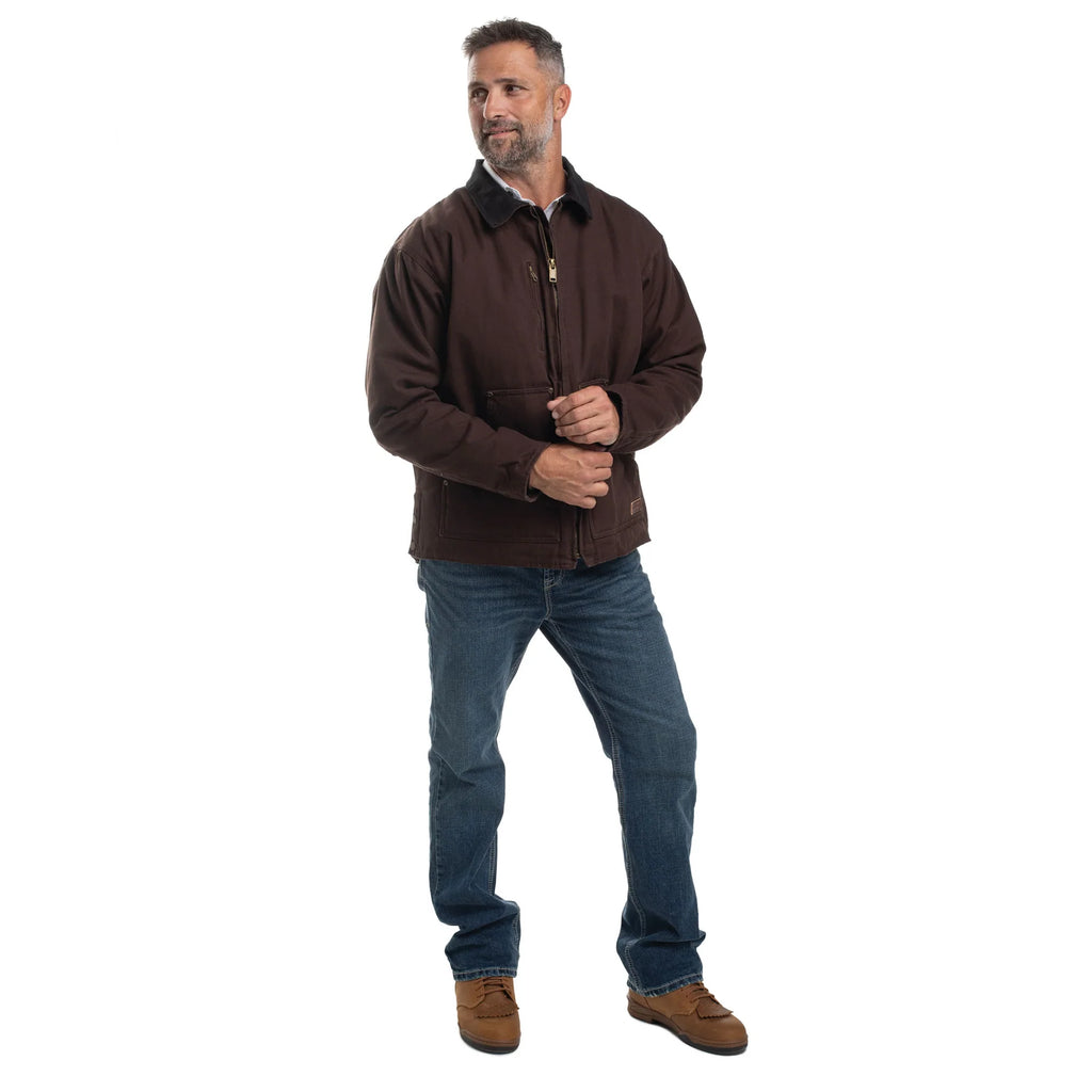 Just Country Unisex Diamantina Jacket (MWOJ1917) Chocolate