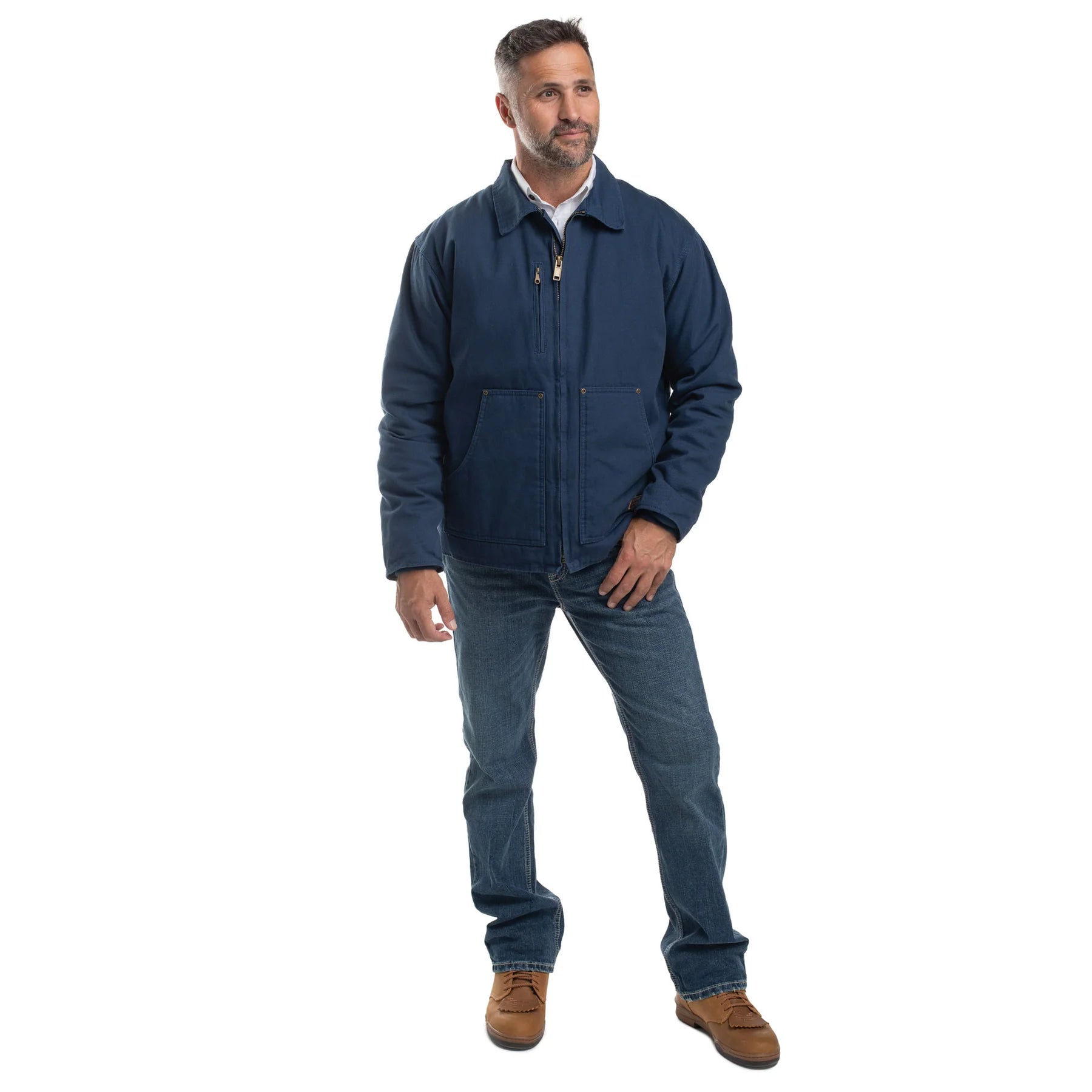 Just Country Unisex Diamantina Jacket (MWOJ2301) Navy