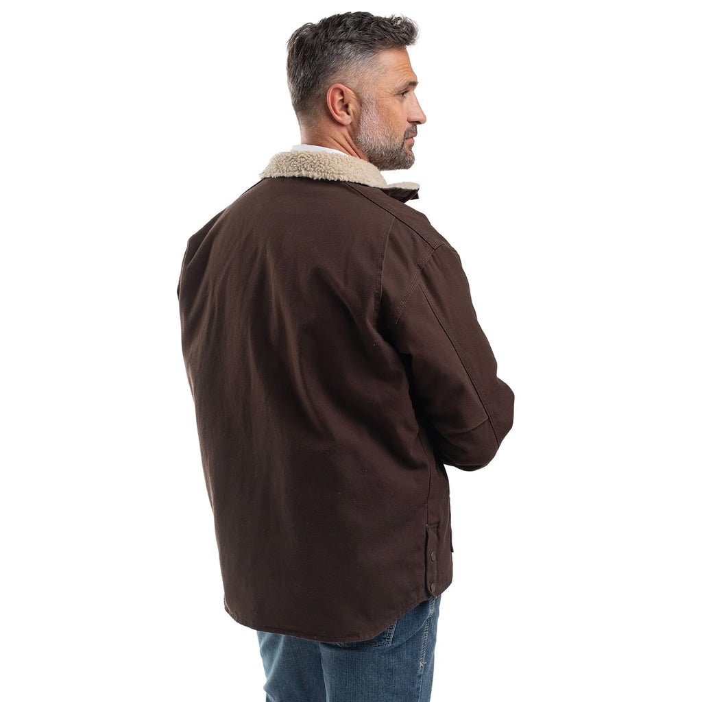 Just Country Unisex Diamantina Sherpa Jacket (MWOJ2101) Chocolate