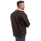Just Country Unisex Diamantina Sherpa Jacket (MWOJ2101) Chocolate