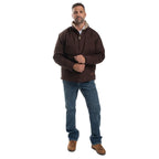 Just Country Unisex Diamantina Sherpa Jacket (MWOJ2101) Chocolate