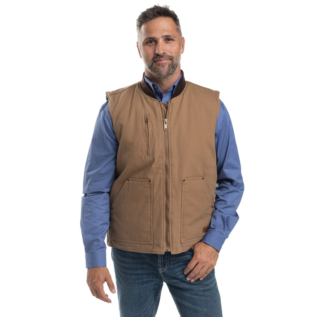 Just Country Unisex Diamantina Vest (MWOV1916) Khaki

