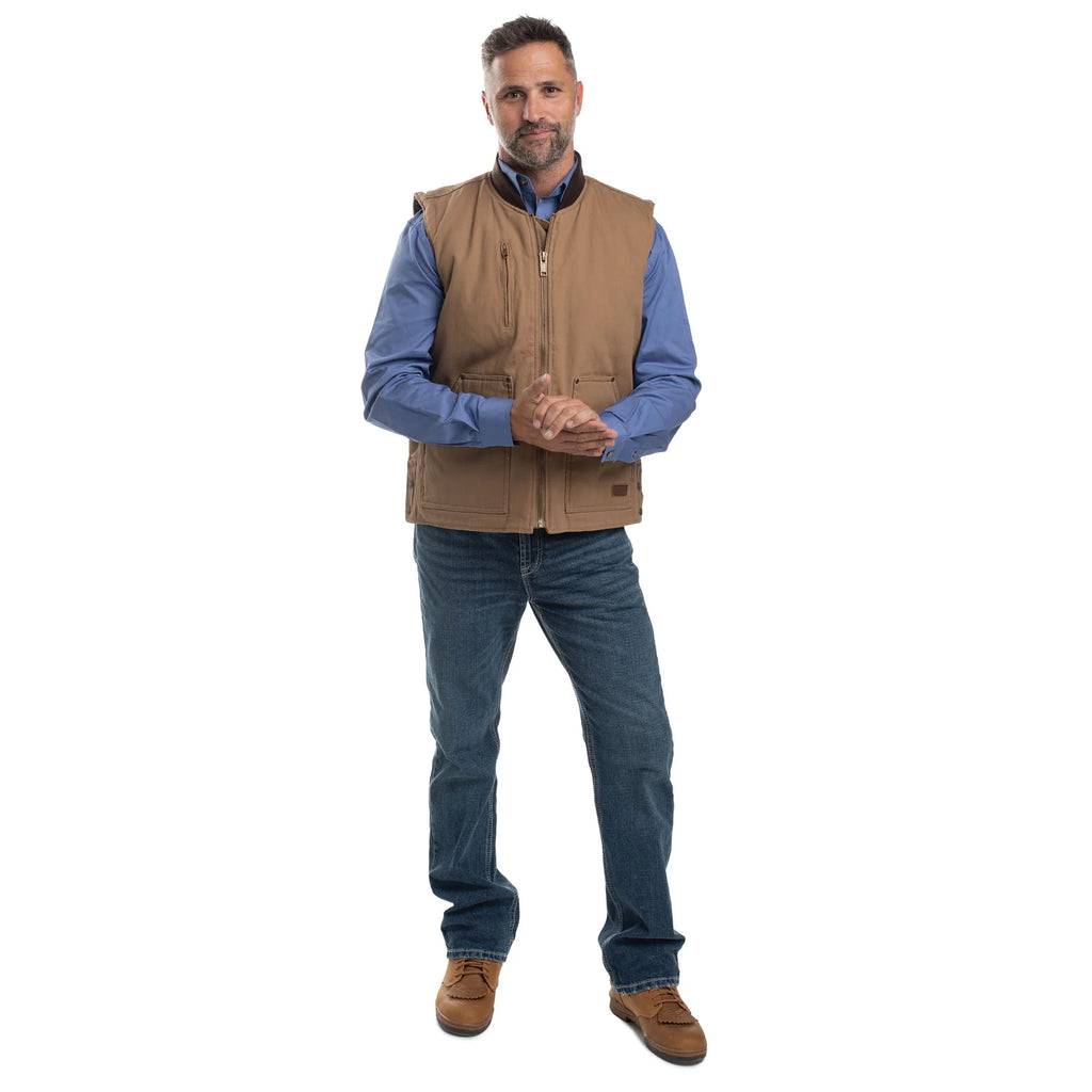 Just Country Unisex Diamantina Vest (MWOV1916) Khaki