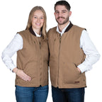 Just Country Unisex Diamantina Vest (MWOV1916) Khaki
