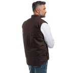 Just Country Unisex Diamantina Vest (MWOV1917) Chocolate