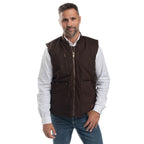 Just Country Unisex Diamantina Vest (MWOV1917) Chocolate