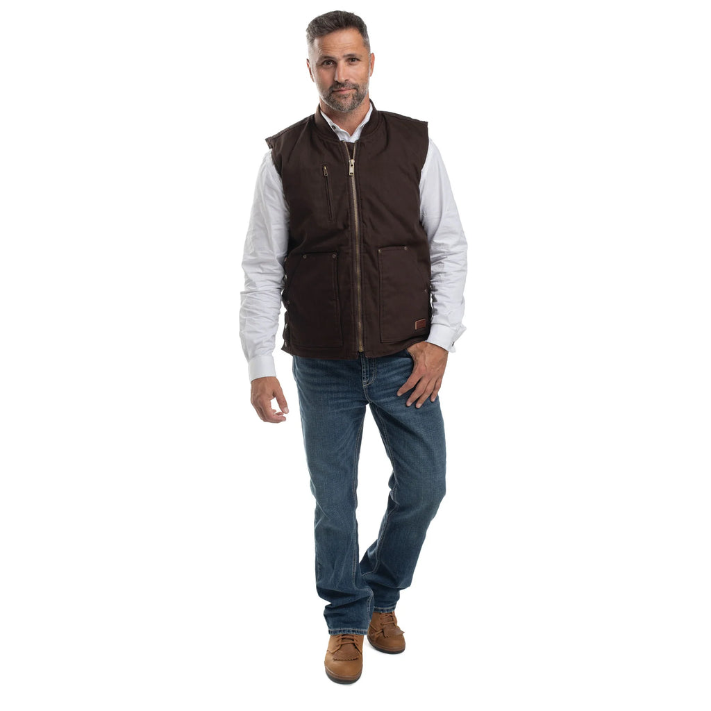 Just Country Unisex Diamantina Vest (MWOV1917) Chocolate