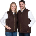 Just Country Unisex Diamantina Vest (MWOV1917) Chocolate