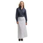 Just Country Womens Abbey Frills Full Button L/S Print Shirt (WWLS2659) Navy & White Mini Spots