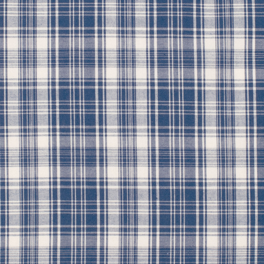 Just Country Boys Brayden Half Button L/S Print Shirt (BWLS2668) Royal Blue/White Plaid