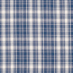 Just Country Boys Brayden Half Button L/S Print Shirt (BWLS2668) Royal Blue/White Plaid