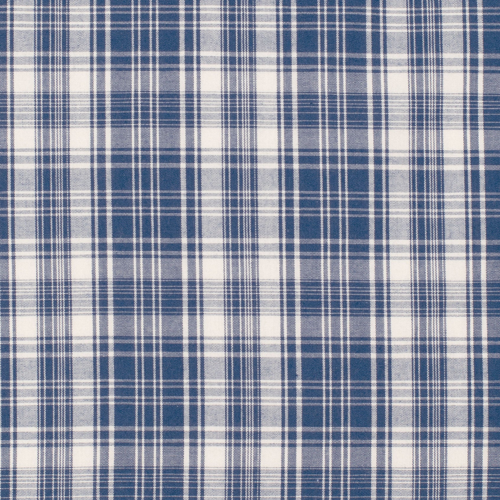 Just Country Boys Brayden Half Button L/S Print Shirt (BWLS2668) Royal Blue/White Plaid