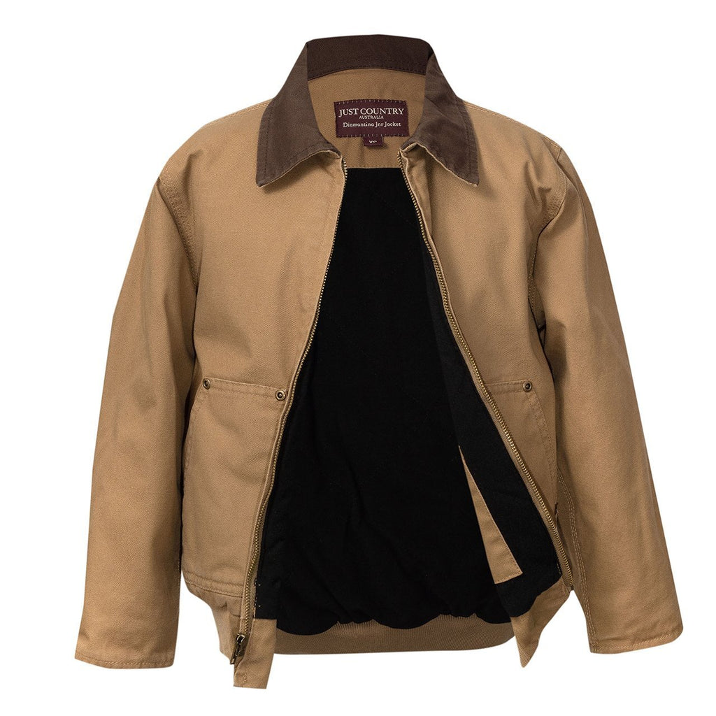 Just Country Childrens Diamantina Jacket (BWOJ1200) Khaki