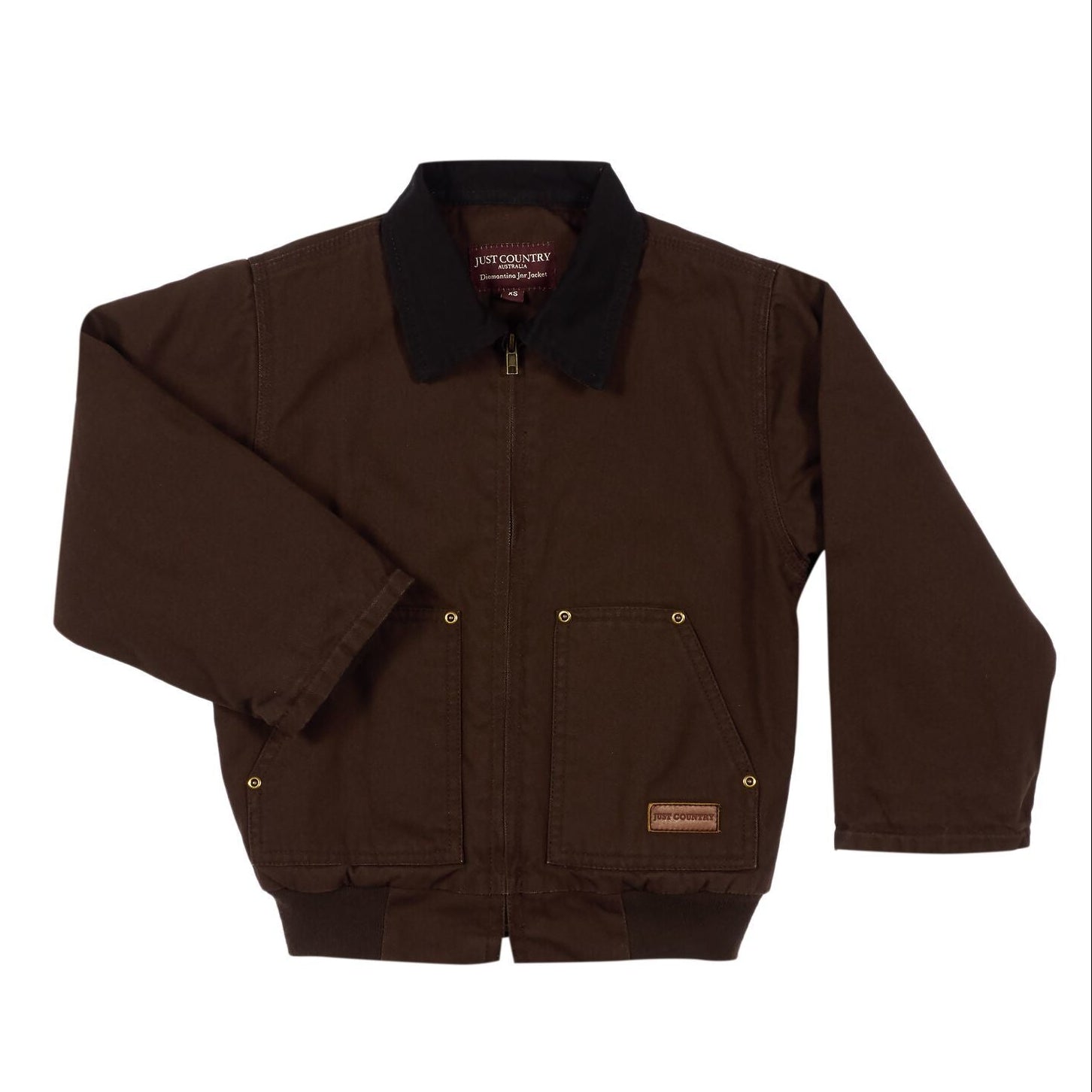 Just Country Childrens Diamantina Jacket (BWOJ1201) Chocolate XS