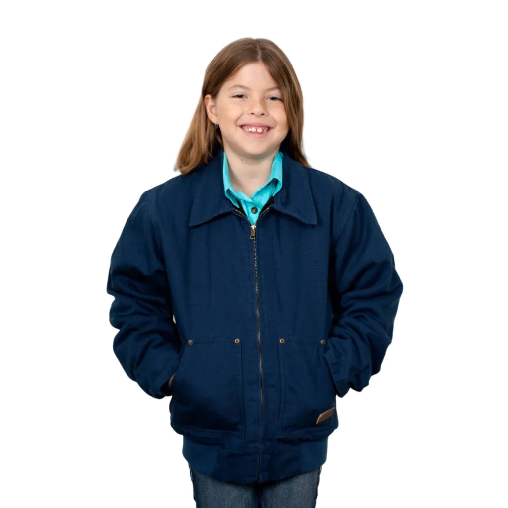 Just Country Childrens Diamantina Jacket (BWOJ2301) Navy [AD]