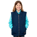 Just Country Childrens Diamantina Vest (BWOV2301) Navy [AD]