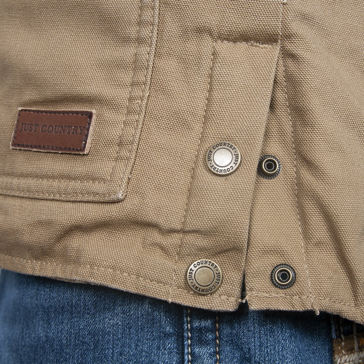 Just Country Mens Diamantina Jacket (MWOJ1916) Khaki