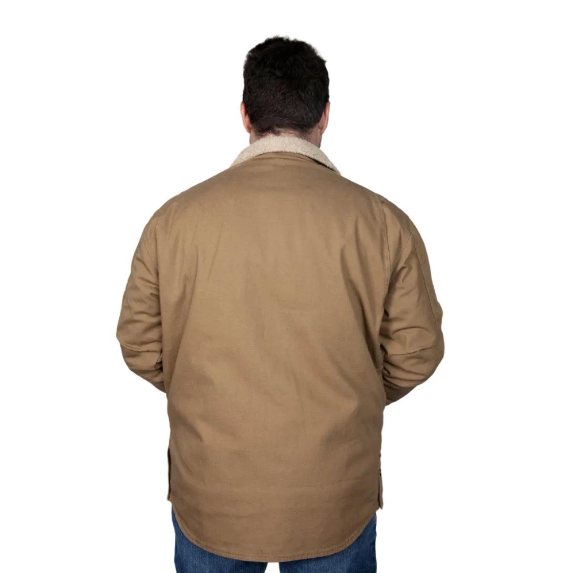 Just Country Mens Diamantina Sherpa Jacket (MWOJ2100) Khaki