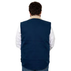 Just Country Mens Diamantina Sherpa Vest (MWOV2302) Navy