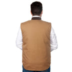 Just Country Mens Diamantina Vest (MWOV1916) Khaki