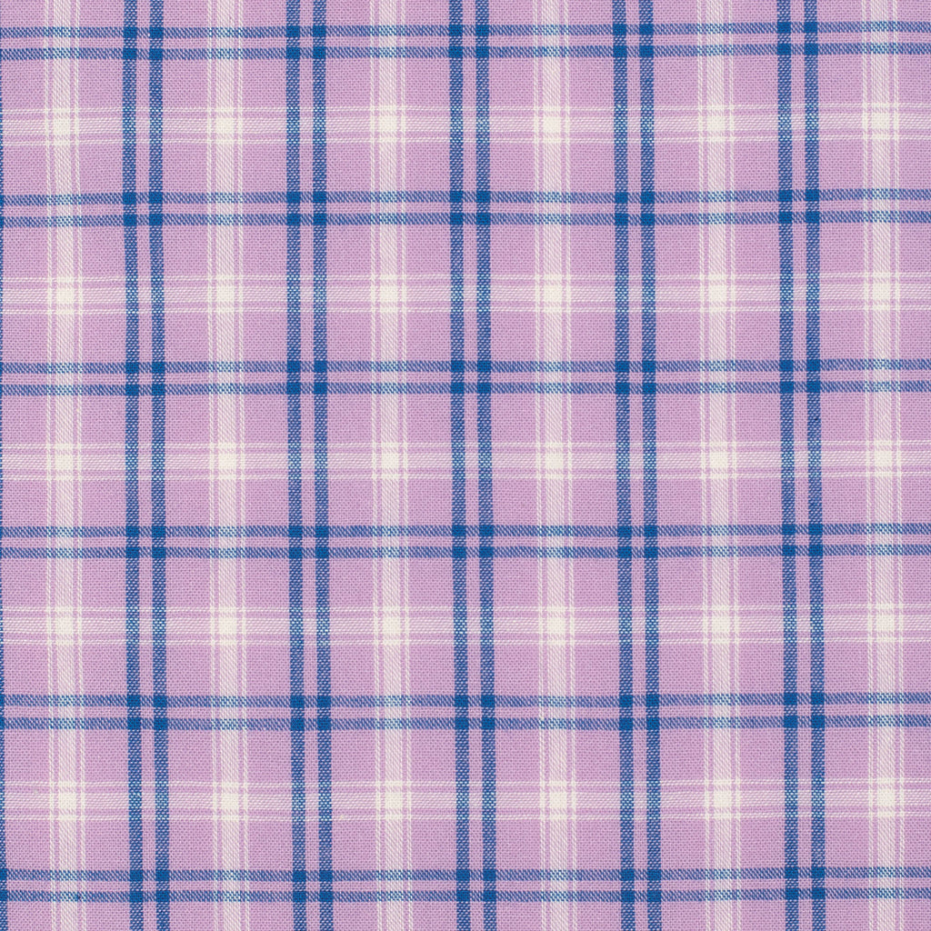Just Country Womens Georgie Half Button L/S Print Shirt (WWLS2647) Orchid & Royal Blue Check