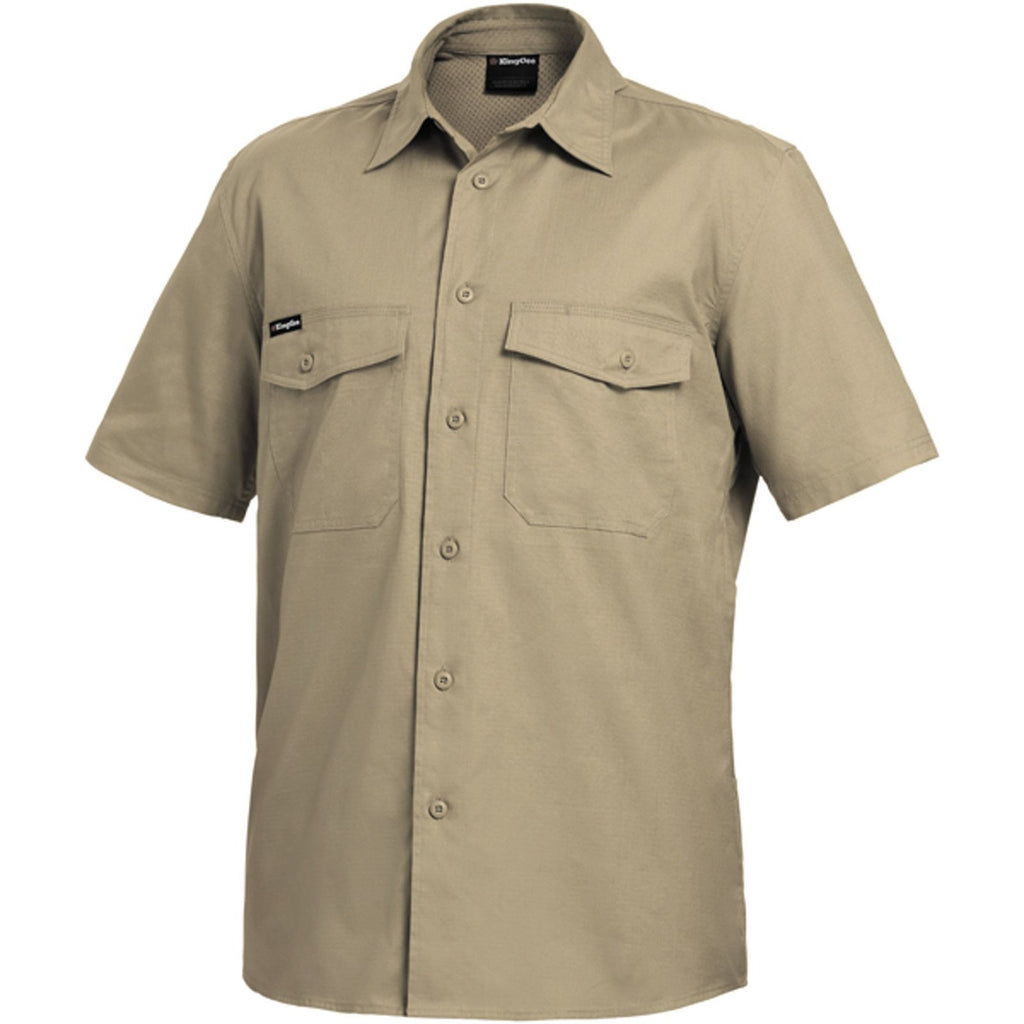 KingGee Workcool 2 S/S Shirt (K14825) Khaki XS [GD]