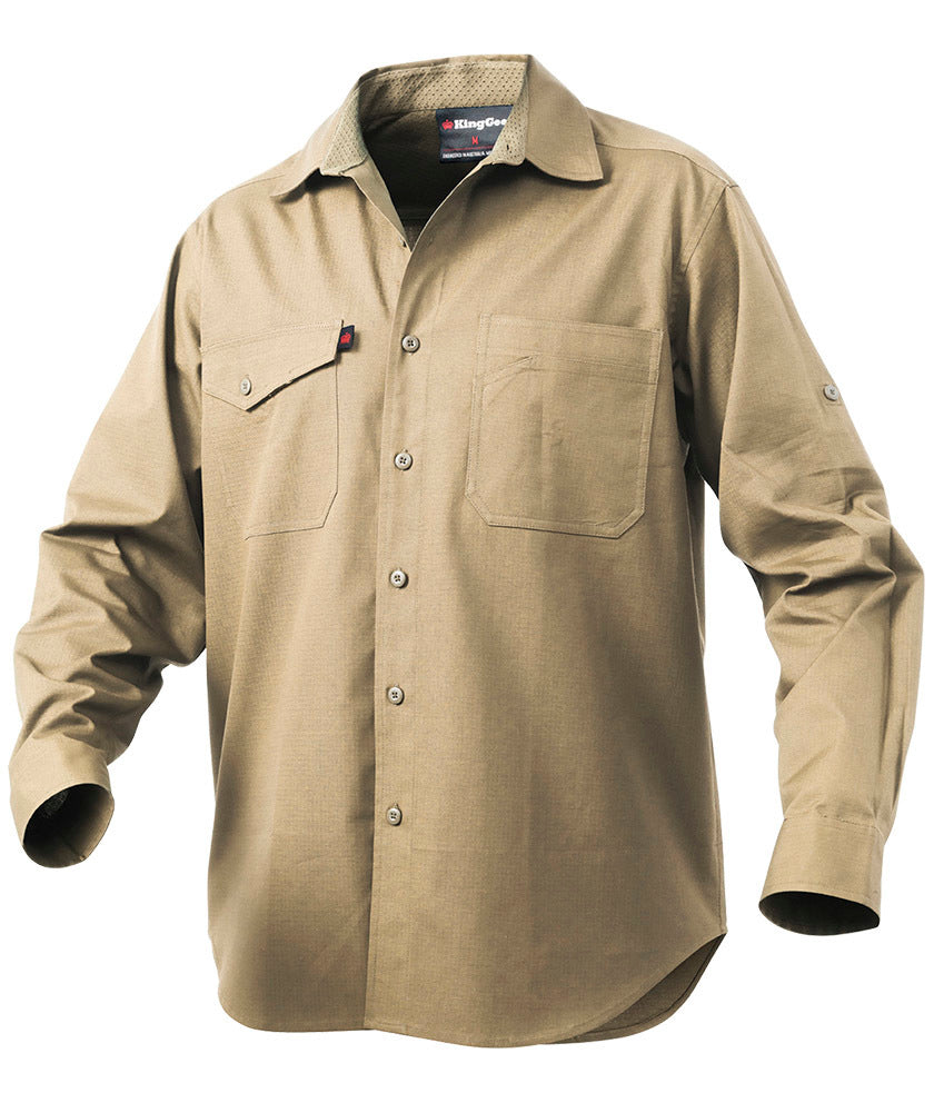 KingGee Workcool 2 L/S Shirt (K14820.KHA) Khaki XS [GD]