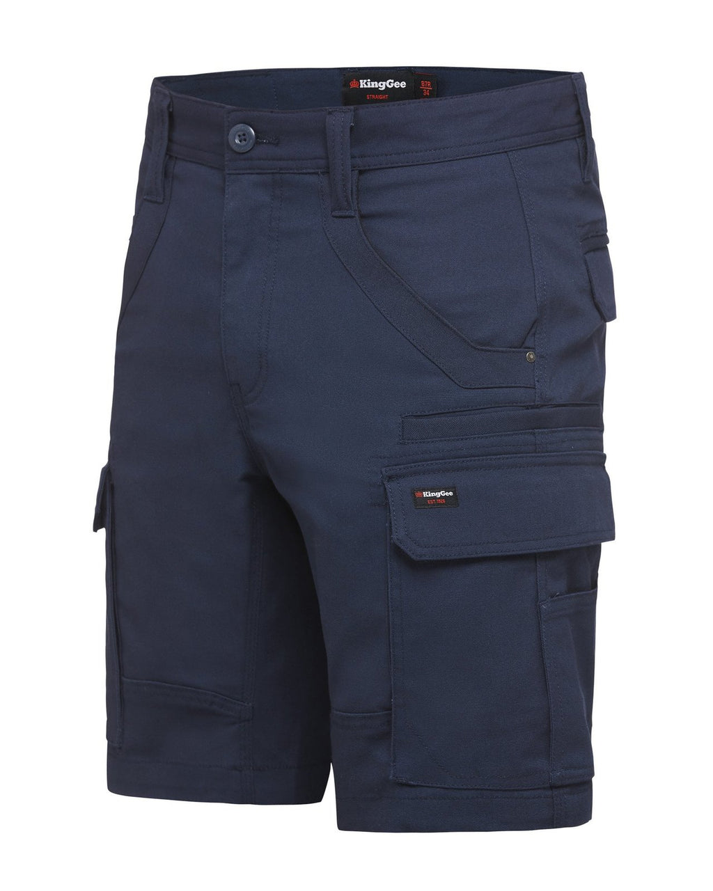KingGee Tradies Utility Cargo Shorts (K69870) Navy 77R